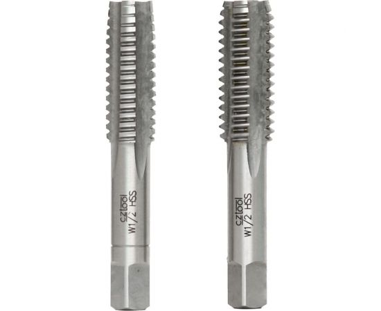 Набор метчиков из 2-х шт Bucovice Tools BSW 1/2-12 HSS 141120 