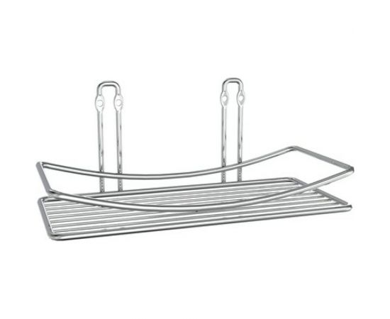 Полка для ванной FORA ""fresh"" решетчатая, прямая, хром FOR-FR032CR 