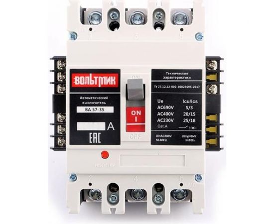 Автоматический выключатель ВТМ (S) ВА 57-35 341810 250А 2500 (НР-380АС) ВТМ00029574 
