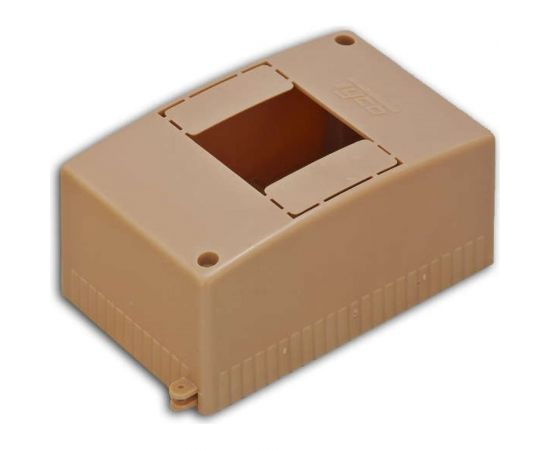 Щиток открытой проводки Рувинил Тусо на 4 модуля 127x83x60 мм коричнев 68024К 