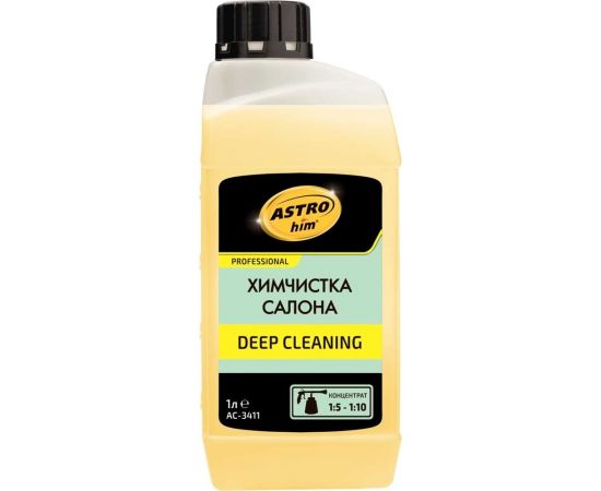 Химчистка салона Astrohim deep cleaning концентрат 1:5-1:10 AC3411 