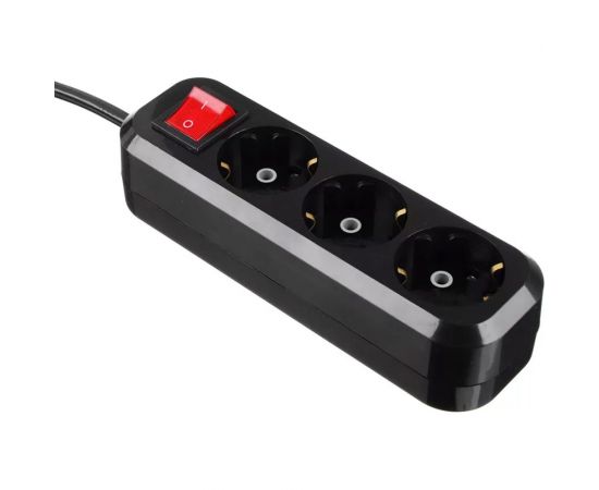 Бытовой удлинитель ЕРМАК ПРОФИ 10 метров, с кнопкой, 3 гнезда, с заземлением, сечение кабеля 1,5мм 907-310 – изображение 2