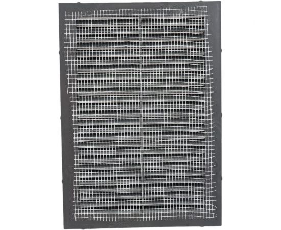 Решетка вентиляционная вытяжная (170x240 мм; пластик; графит) ВИЕНТО 1724В-графит – изображение 2