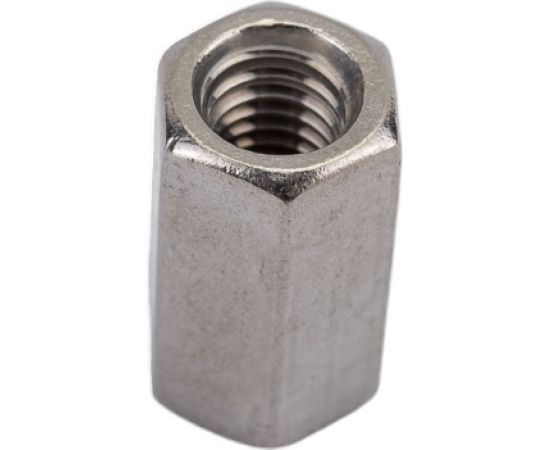 Соединительная/удлиняющая гайка Insparion din 6334, нержавеющая сталь А2, М6 (1 шт.) ЕВ-00000128 – изображение 2