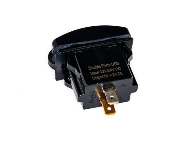Разъем Usb в авто Pro Legend врезные, 12-24 В, 2USB, квадратный, 4.2 A PL9372 – изображение 2