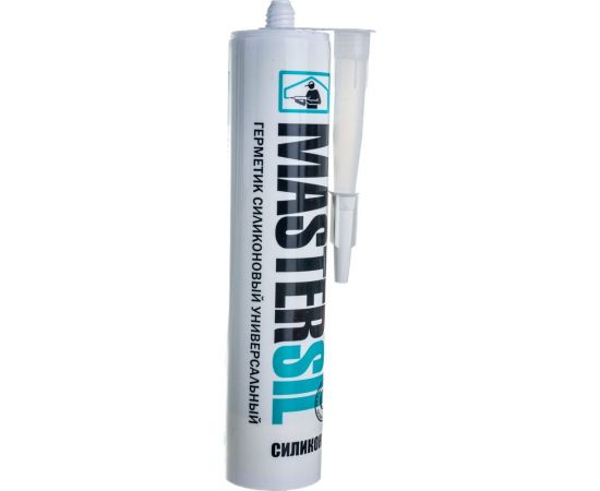 Силиконовый герметик Mastersil (универсальный; серый; 310 мл) 1359/1 – изображение 2