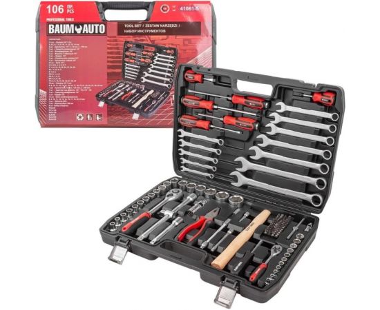 Набор инструментов BaumAuto 1/4, 1/2"", 6 гр., 5-32 мм, 106 предметов BM-41061-5(54711) – изображение 2