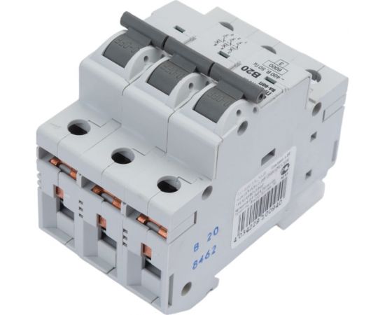 Автоматический выключатель СВЕТОЗАР ПРЕМИУМ 3-полюсный, 20 A, B, откл. сп. 6 кА, 400 В SV-49013-20-B – изображение 2