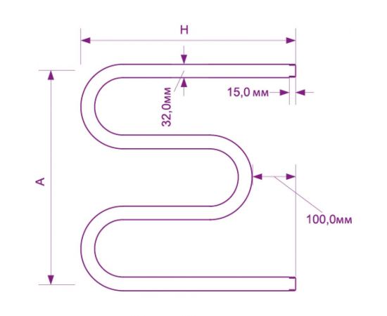 Полотенцесушитель Zox М 50x60 1 ПОЛИМЕР 537914 – изображение 2
