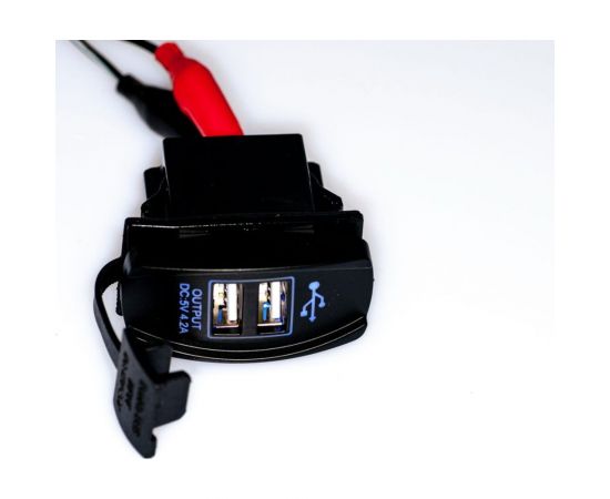 Разъем Usb в авто Pro Legend врезные, 12-24 В, 2USB, квадратный, 4.2 A PL9372 – изображение 3