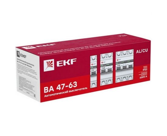 Автоматический выключатель EKF 1P 6А C 6кА ВА 47-63 DC PROxima mcb4763-DC-1-06C-pro – изображение 3