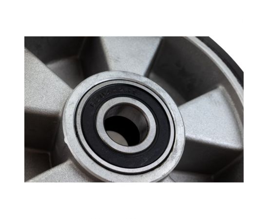 Колесо для гидравлической тележки 180хS50 мм, Rub, алюминий, c подшипником WILMART 325(180)Rubb – изображение 4