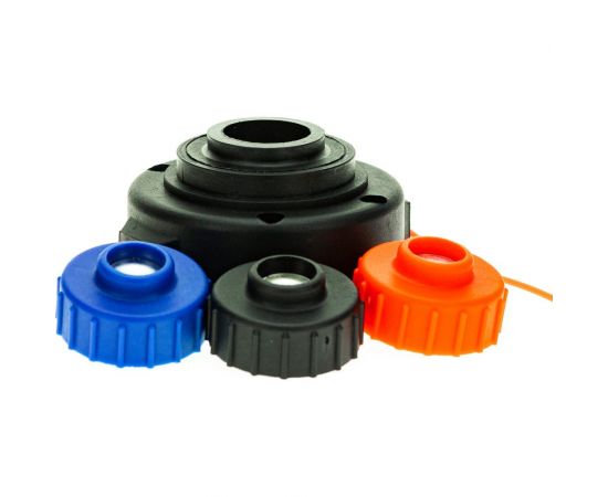 Катушка (головка) для триммера 10N универсальная с 3 болтами: болт М6x1.25 правый, болт М8x1.25 правый, болт М8x1.25 левый TORGWIN T662143 – изображение 4