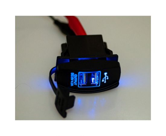 Разъем Usb в авто Pro Legend врезные, 12-24 В, 2USB, квадратный, 4.2 A PL9372 – изображение 5