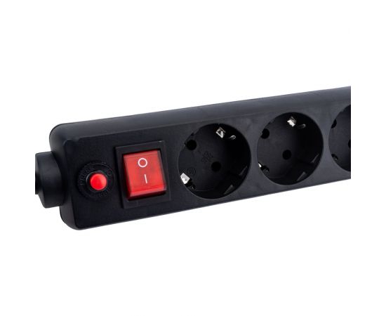 Фильтр SVEN Optima 3,0 м (6 розеток) черный, цветная коробка SV-013646 – изображение 5