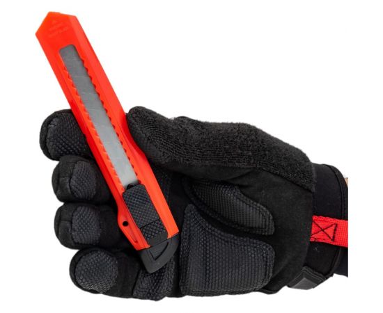 Канцелярский нож ErichKrause c механической фиксацией лезвия Standard, 18 мм 19145 – изображение 6