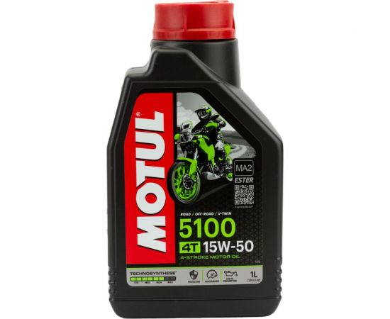 Моторное масло 5100 4T SAE 15W50 1 л MOTUL 112158 