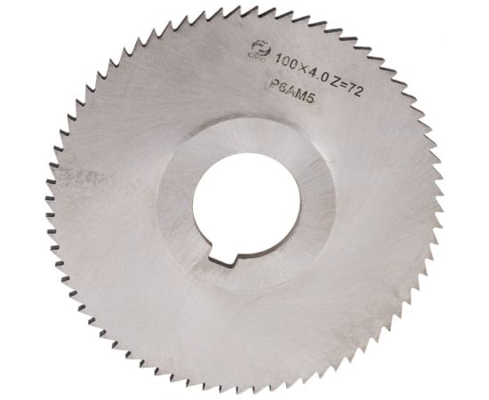 Фреза 100x4x27 мм, тип 1, Z= 72, Р6АМ5 CNIC 53394 