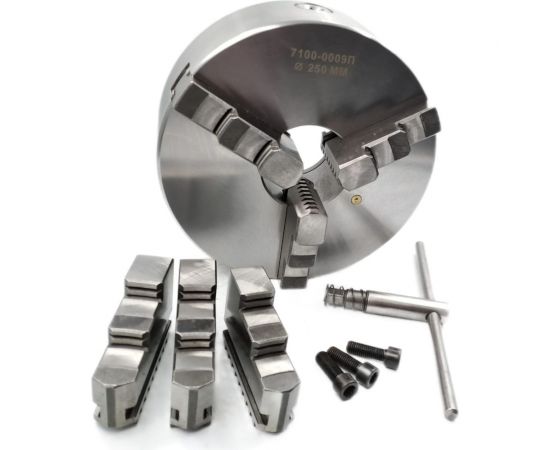 Патрон токарный 250 мм, 3-х кулачковый 7100-0009п (к11-250) TORNERI 045683 