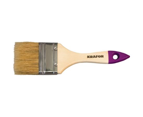 Плоская кисть KRAFOR №4, 100 мм 002-0040 49197 