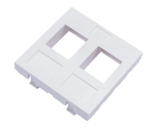 Адаптер DATAREX mosaic 45x45 мм для модуля keystone 2 порта белый DR-5303 
