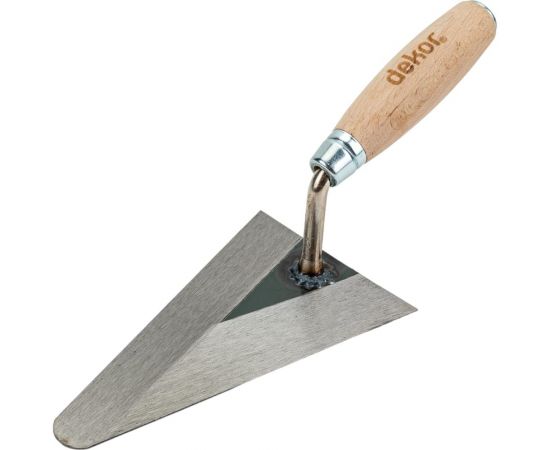 Штукатурный мастерок DEKOR HASSAN 16 см деревянная ручка, ручной 059 