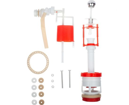 Сантехническая универсальная арматура РемоКолор клапан плоский донный, боковая подводка 61-0-019 