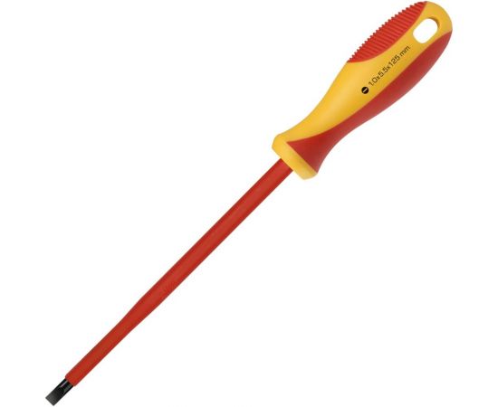 Диэлектрическая шлицевая отвертка Smartbuy SL5.5x125, до 1000 В, VDE SBT-SCI-SL55x125P1 