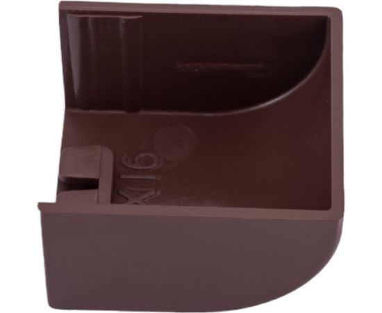 Заглушка EKF Plast PROxima 25х16, 4 шт, под темное дерево ecd-25-16x4 – изображение 2