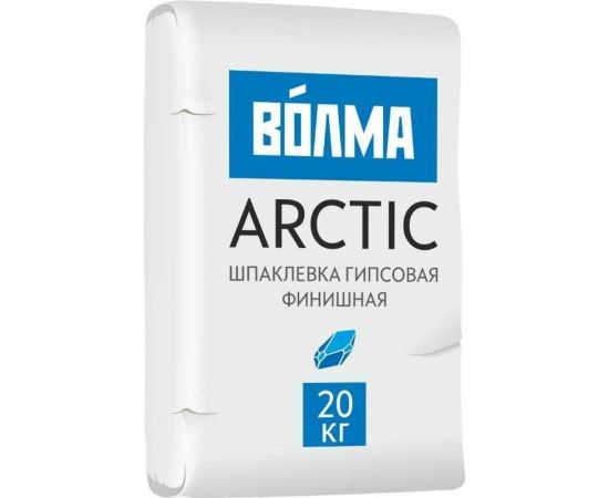 Гипсовая финишная шпаклевка Волма Arctic, 20 кг 30001285 – изображение 2