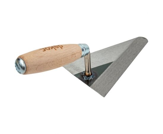 Штукатурный мастерок DEKOR HASSAN 16 см деревянная ручка, ручной 059 – изображение 2