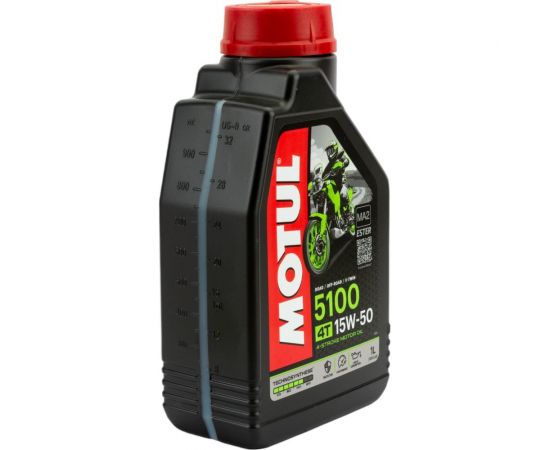 Моторное масло 5100 4T SAE 15W50 1 л MOTUL 112158 – изображение 2