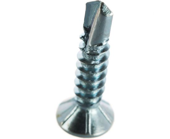 Саморез для оконного профиля, белый Крепежная техника 3.9х19 1000шт 430806 БК – изображение 2