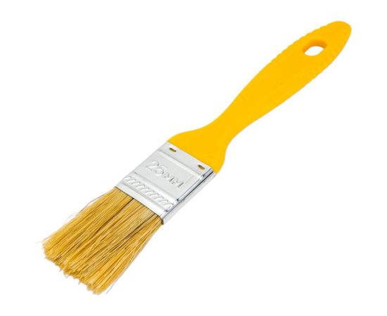 Плоская кисть Korvus хобби 0103310 натуральная щетина, пластиковая рукоятка, 25 мм Лк-00014229 – изображение 2