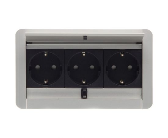 Блок розеток NAVAKO leaf silver 12016 – изображение 2