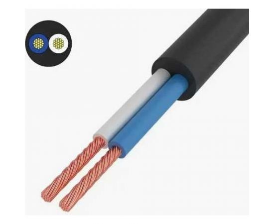 Провод Партнер-электро ПВСнгА-LS 2x1,5, ГОСТ, белый, 100м P021G-02N05MC-B100WT – изображение 3