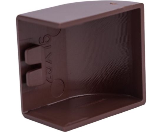 Заглушка EKF Plast PROxima 25х16, 4 шт, под темное дерево ecd-25-16x4 – изображение 3