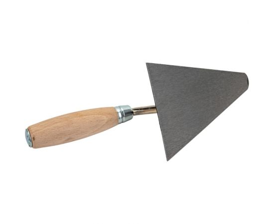 Штукатурный мастерок DEKOR HASSAN 16 см деревянная ручка, ручной 059 – изображение 3