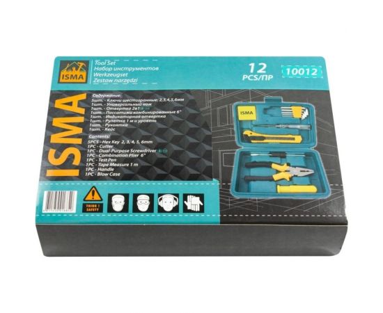 Набор инструментов 12пр ISMA-10012(50984) – изображение 3