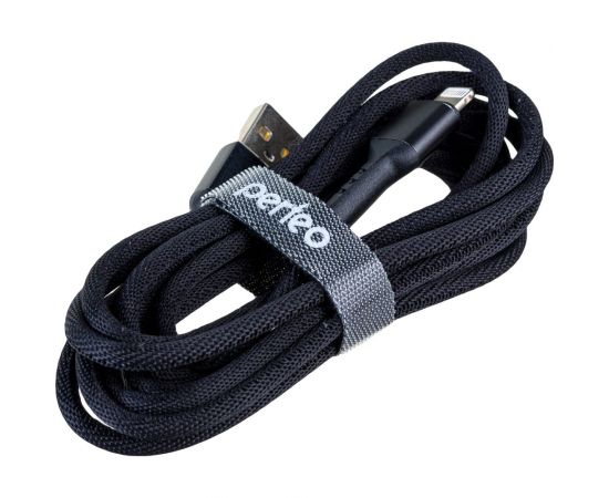 Кабель для iPhone PERFEO USB - 8 PIN Lightning черный длина 2 м. бокс I4317 30 013 265 – изображение 3