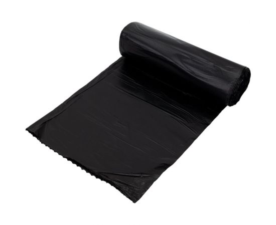 Пакеты для мусора ПНД 60x80 см, 60 л, черные, в рулоне 20 шт. Optiline 23-1054 – изображение 3
