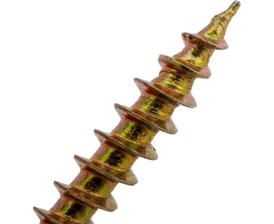 Саморез Мир крепежа DIN 7962, 4,5x35 мм, Pozi, желтый цинк, 500 шт. Т0000004174 – изображение 4