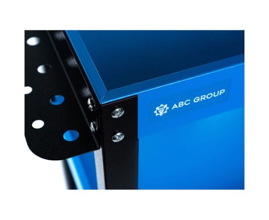 Передвижная тележка ABC с 3-мя полками, синяя ПТ3-C – изображение 4