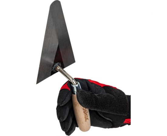 Штукатурный мастерок DEKOR HASSAN 16 см деревянная ручка, ручной 059 – изображение 4