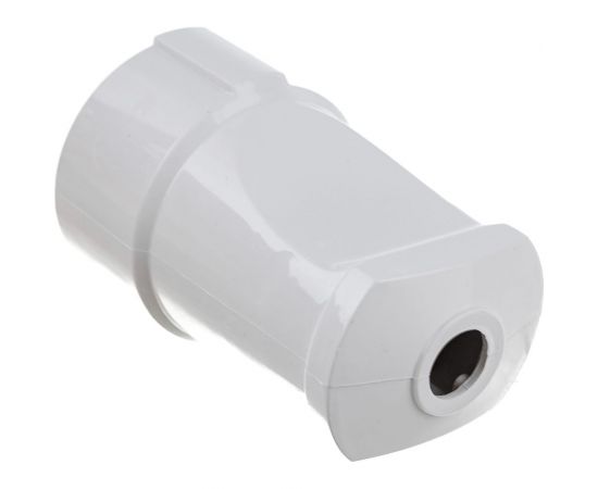 Кабельная разборная прямая розетка АБК-СИЛА с заземлением 16А 220В белая 1 шт 2902003 – изображение 4