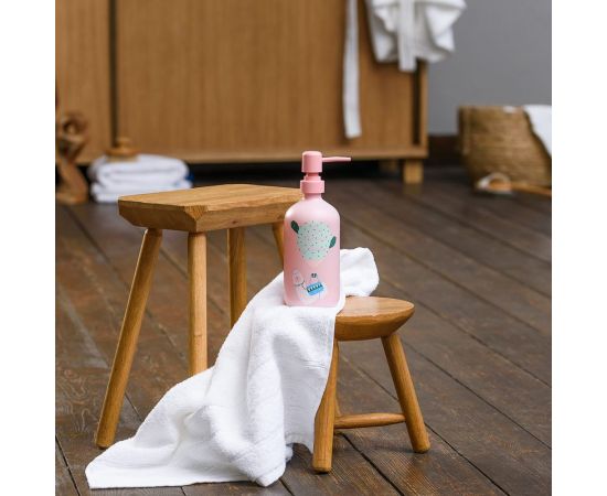 Дозатор для жидкого мыла Moroshka Lama 7,5x7,5x21 см., цвет розовый 923-308-01 – изображение 4