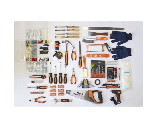 Набор инструментов ISMA 1/4"", 6гр, 5-13 мм, в сумке, 1505 предметов 515052(47913) – изображение 4