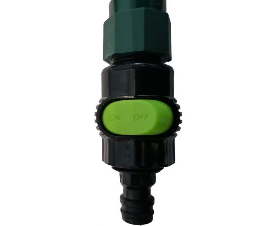 Телескопическая щетка для мытья ZiZay длина 1,6 метра, с клапаном под воду и краником, щетина 5 см ZZ0129 – изображение 5