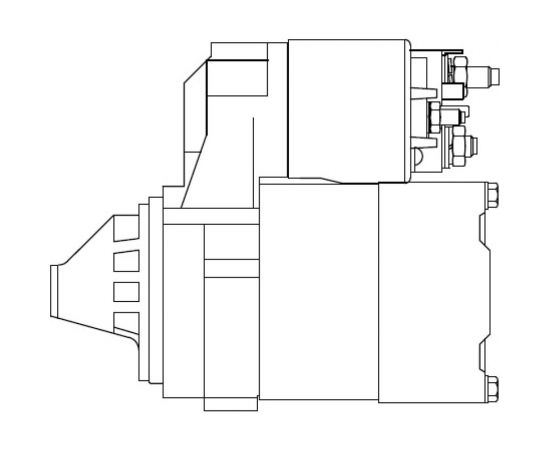 Стартер для автомобилей Nissan Almera N16 /Primera P12 1.5i/1.8i 0,7кВт StartVOLT LSt 1414 – изображение 6