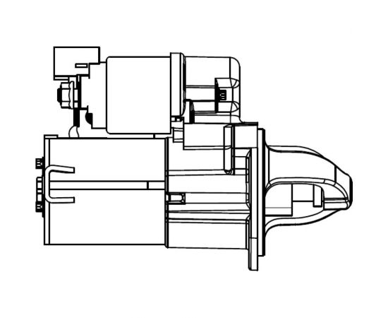 Стартер для автомобилей Hyundai Solaris /Kia Rio 1.4i/1.6i 0,9кВт StartVOLT LSt 0808 – изображение 6
